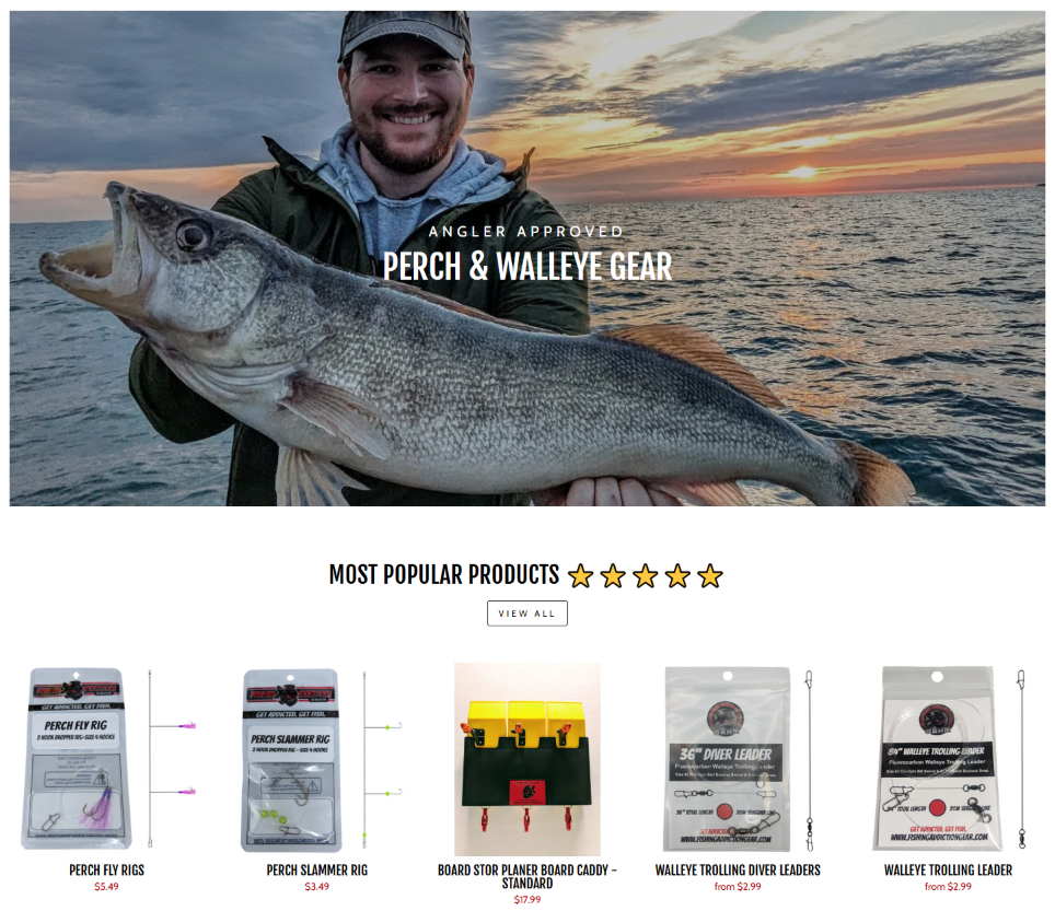 Shopify Fishing Store Design That Hooks Anglers-Angler Approved Hero: Connecting Lifestyle With Trust