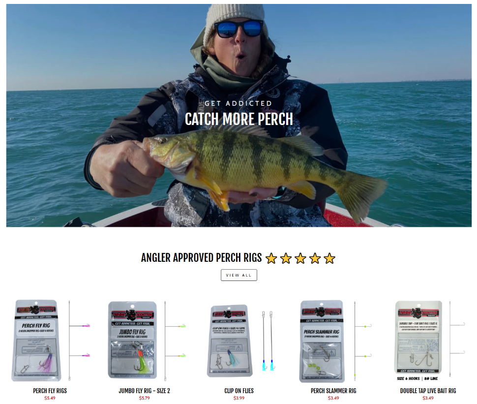 Shopify Fishing Store Design That Hooks Anglers-Catch More Perch: Designing for a Focused Product Category