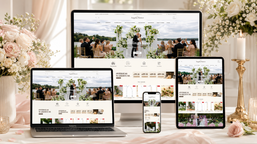 A Shopify Wedding Flower Store Built to Sell