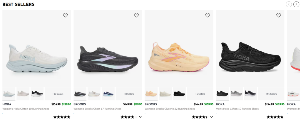 How Shoe Station Designs Footwear Shopping For Conversion-Why The “Best Sellers” Section Builds Confidence