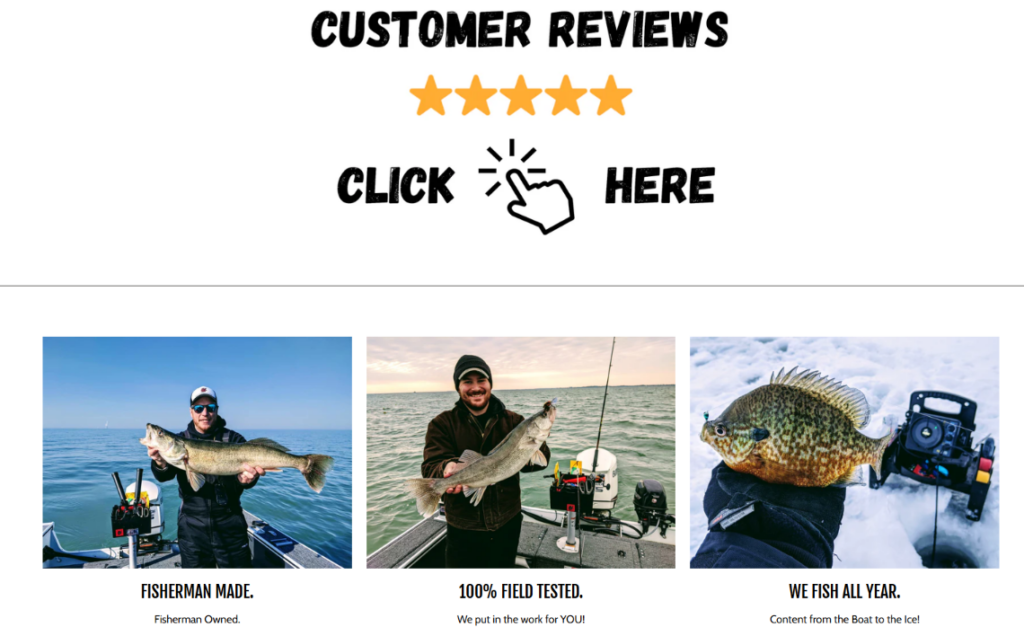 Shopify Fishing Store Design That Hooks Anglers-Customer Reviews and Field Testing: Making Trust Visible