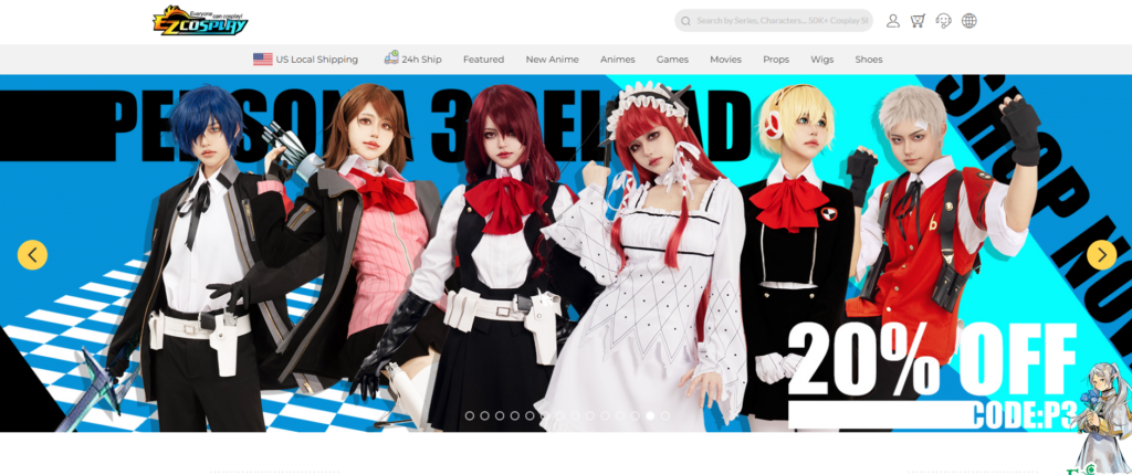 Building a Scalable Cosplay E-Commerce Experience-Homepage Design and Build-Homepage Layout Planning-Hero Area