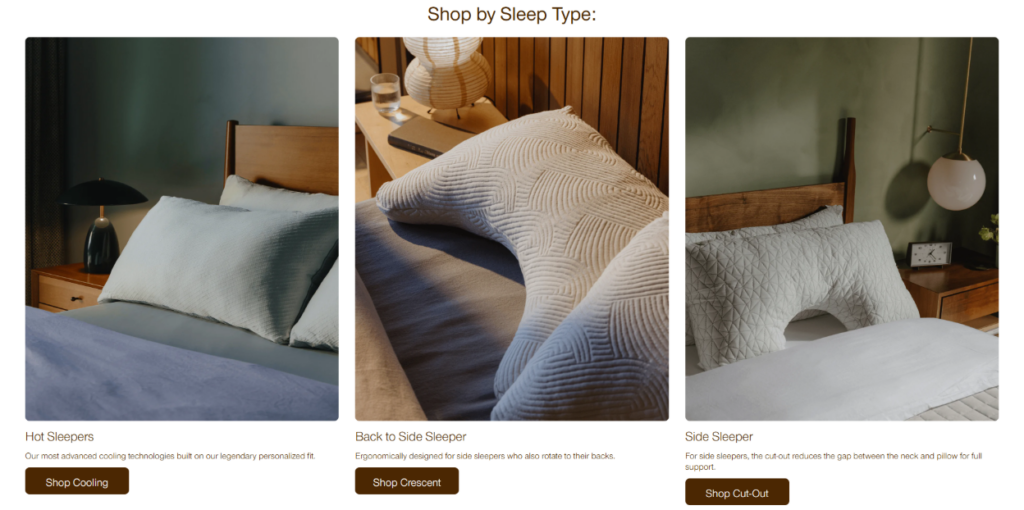 Why This Sleep Website Builds Instant Trust-Why We Use Sleep Type as a Shopping Guide-Turning Product Browsing Into Personal Guidance