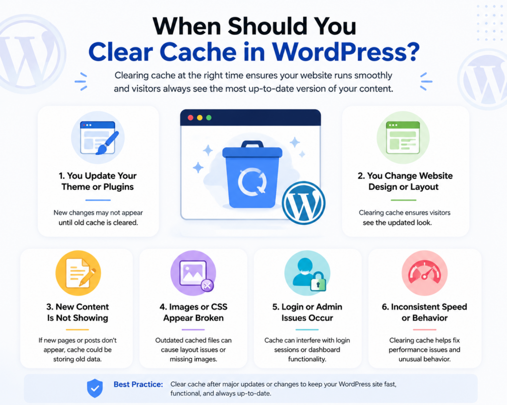 How to Clear Cache in WordPress: Step-by-Step Guide-When Should You Clear Cache in WordPress?