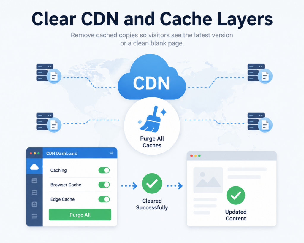 How to Delete WordPress Website Permanently and Safely-Clear CDN and Cache Layers
