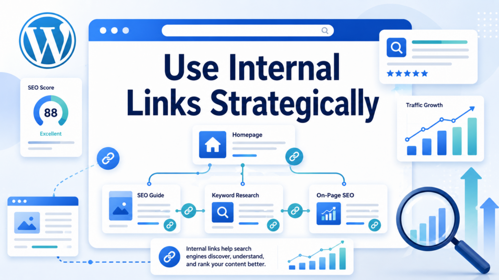 How to Do SEO on WordPress: The Practical Beginner Guide-Use Internal Links Strategically