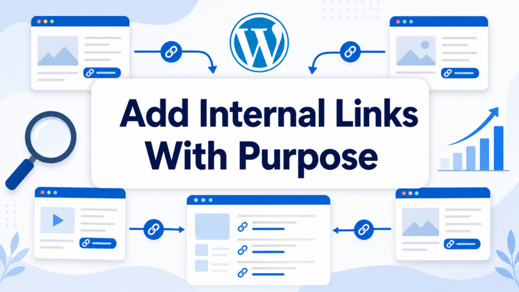 How to Improve SEO WordPress Results: A Beginner Guide-Add Internal Links With Purpose