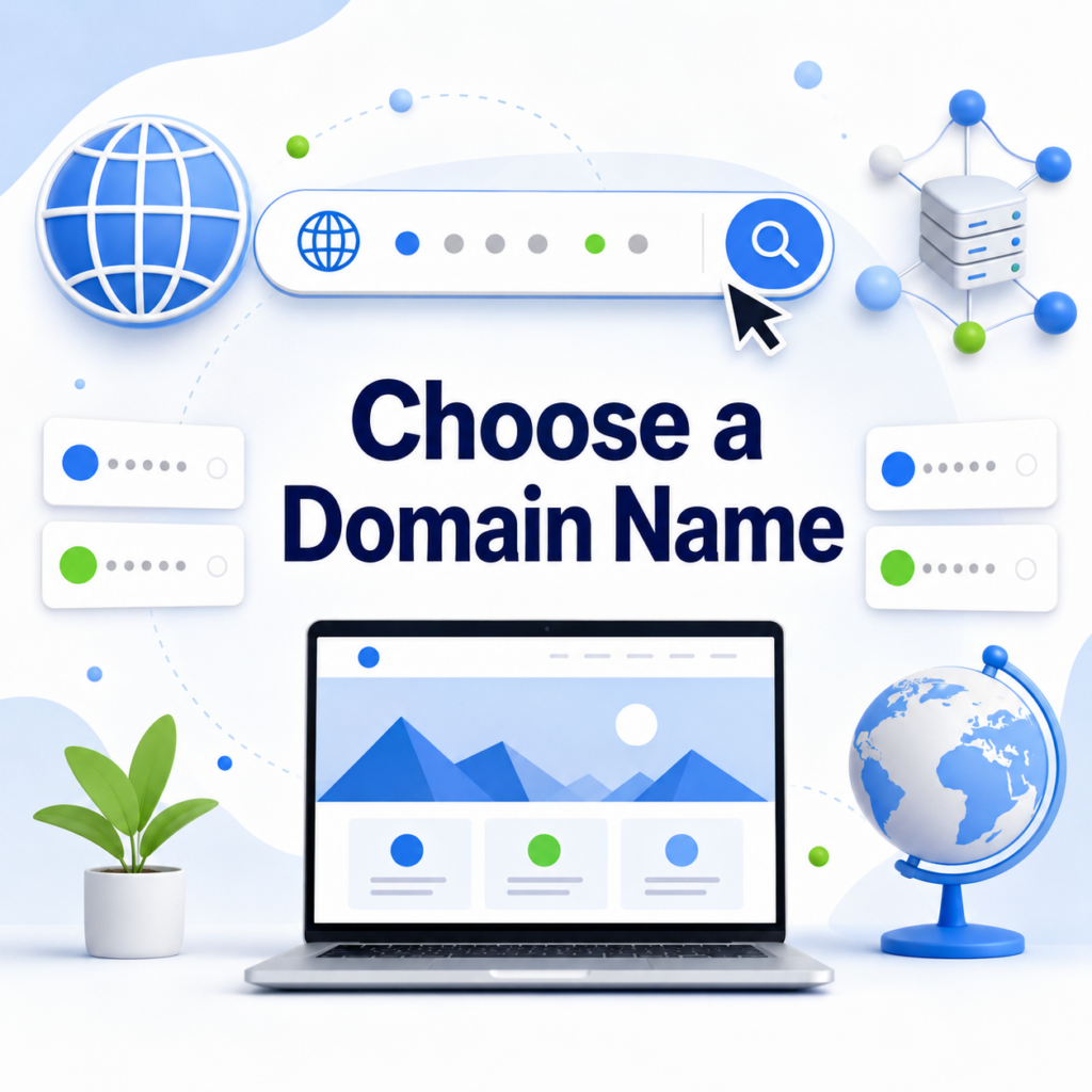 How to Make a Website on WordPress: Simple Beginner Guide-Choose a Domain Name