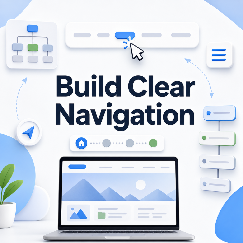 How to Make a Website on WordPress: Simple Beginner Guide-Build Clear Navigation