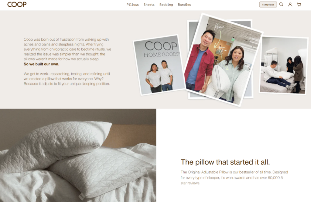 Why This Sleep Website Builds Instant Trust-Why the About Us Page Strengthens the Brand-Showing Real People Behind the Product