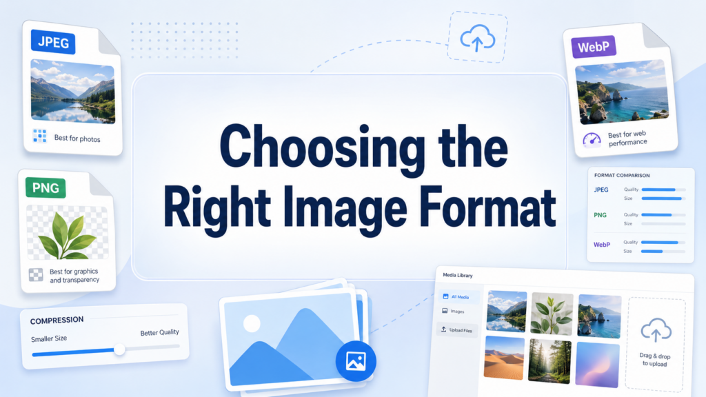 Best WordPress Blog Image Sizes for Faster Posts-Choosing the Right Image Format