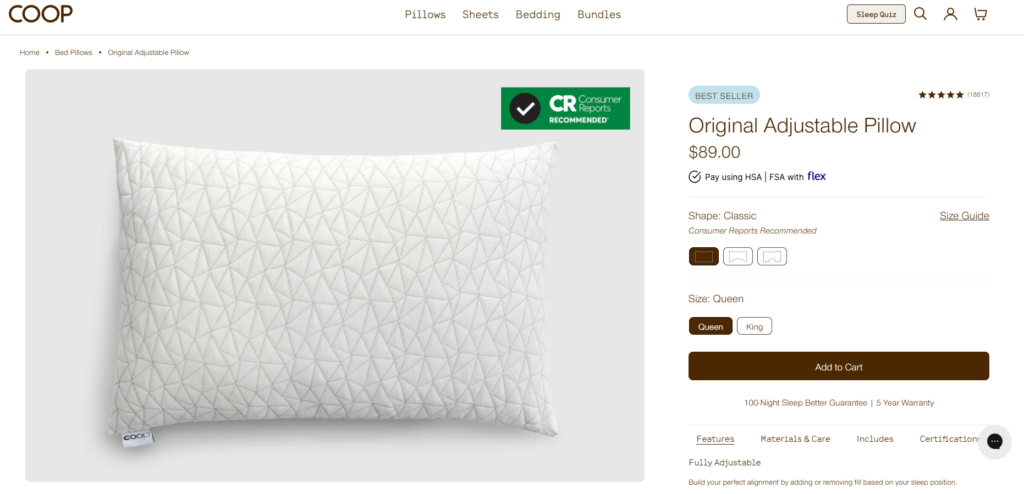 Why This Sleep Website Builds Instant Trust-Why the Product Page Uses Layered Persuasion-Keeping Purchase Information Always Visible