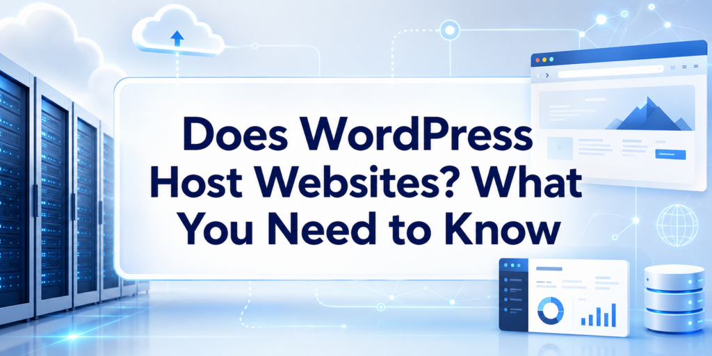 Does WordPress Host Websites? What You Need to Know