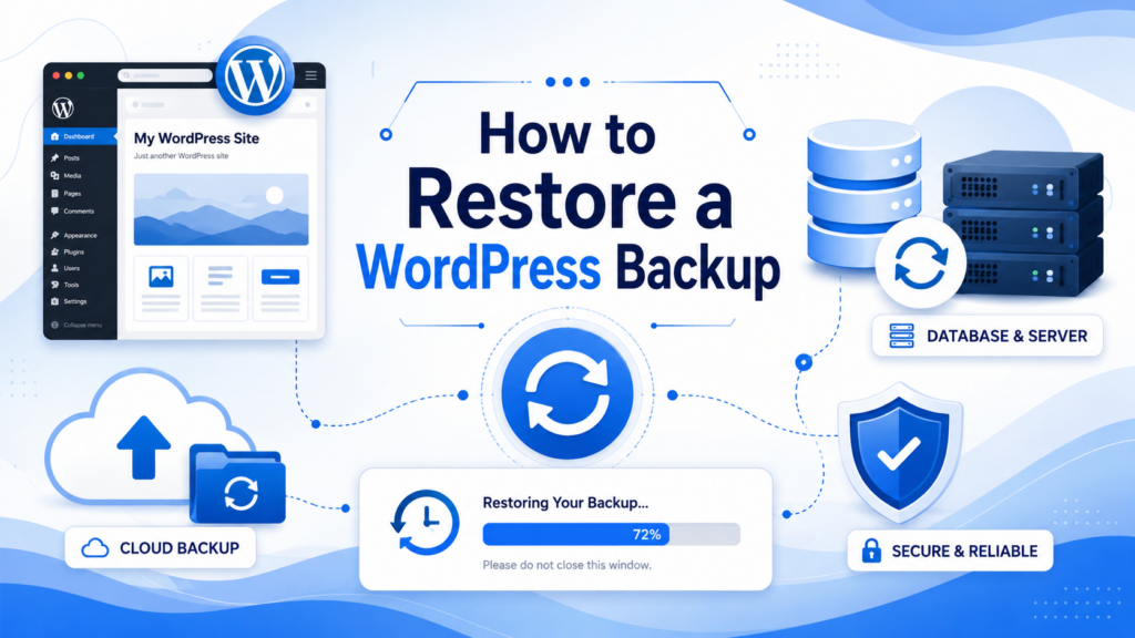 How Do I Backup a WordPress Site Safely and Easily-How to Restore a WordPress Backup