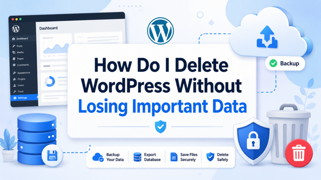 How Do I Delete WordPress Without Losing Important Data