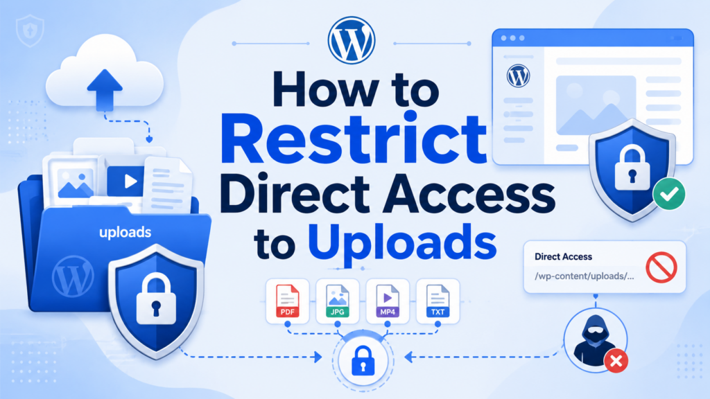 How to Prevent Direct Access WordPress Files-How to Restrict Direct Access to Uploads