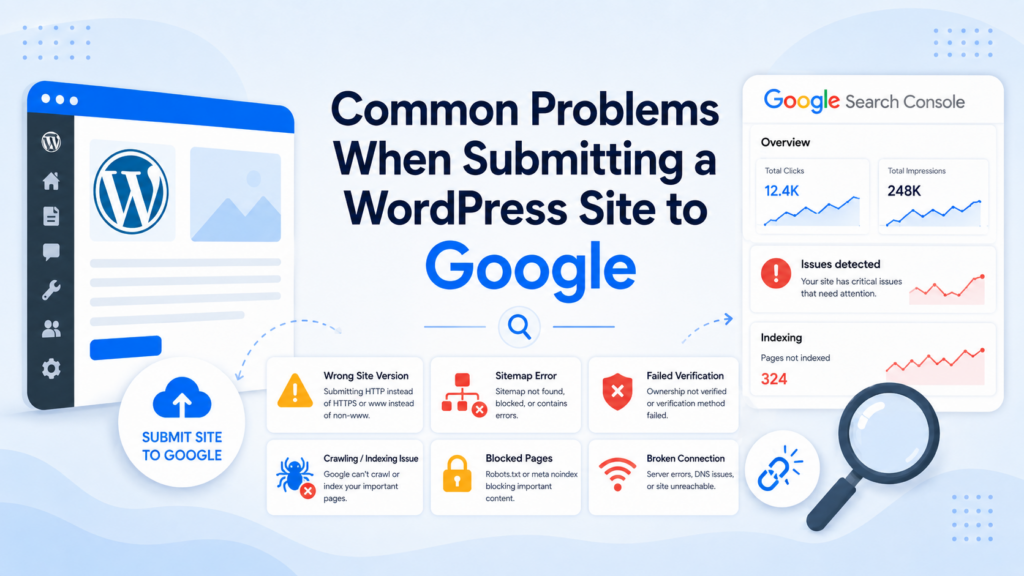 How to Submit Site to Google With WordPress-Common Problems When Submitting a WordPress Site to Google
