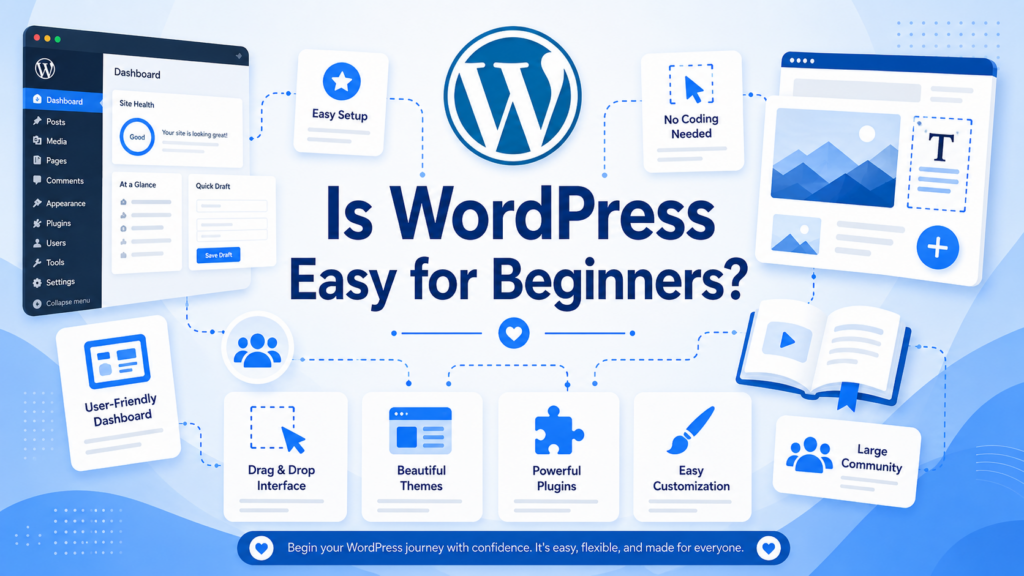 What Is a WordPress Website and How Does It Work?-Is WordPress Easy for Beginners?