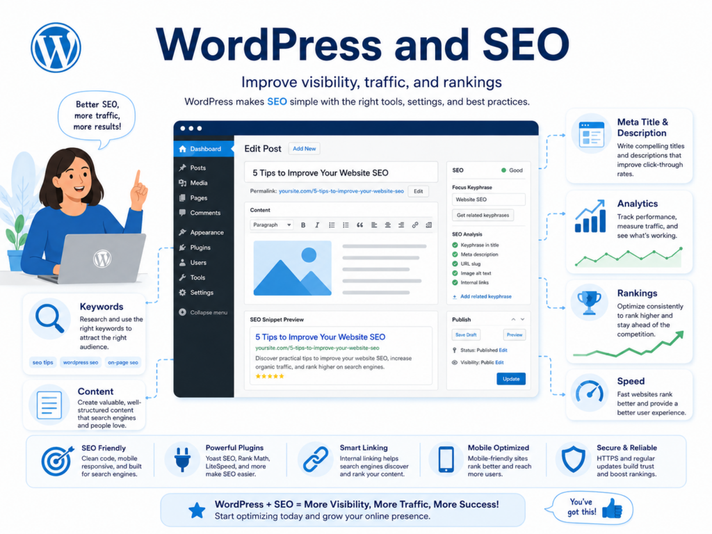 What Is WordPress? A Beginner’s Guide-WordPress and SEO