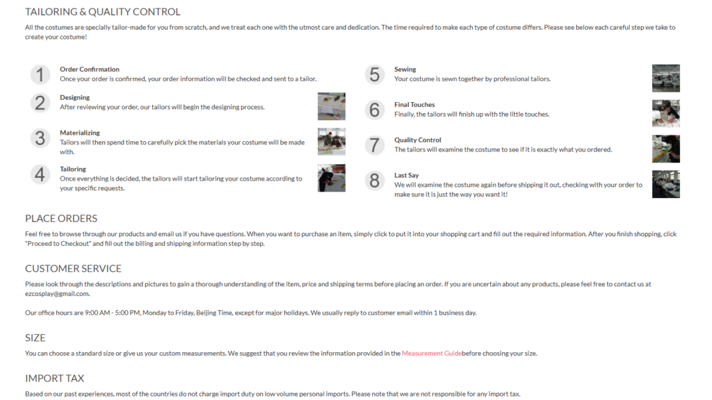 Building a Scalable Cosplay E-Commerce Experience-Homepage Design and Build-Custom Costume and Service Page Planning