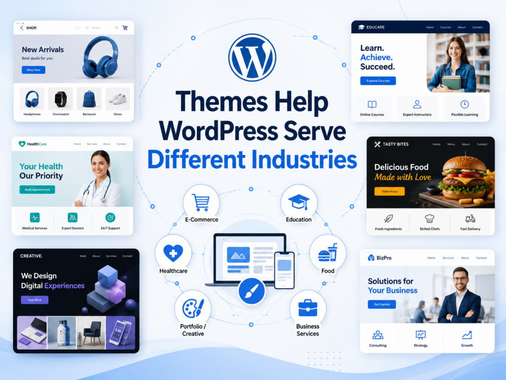 How many websites on the internet use WordPress?-Themes Help WordPress Serve Different Industries