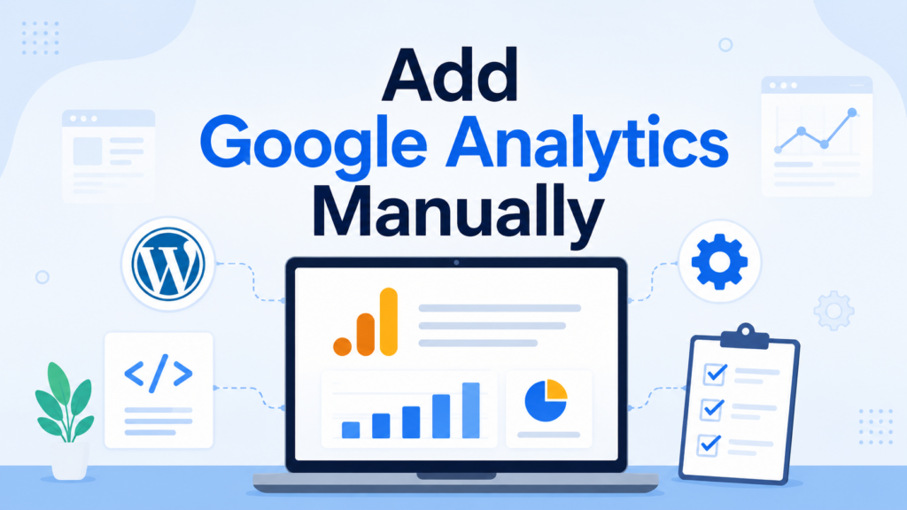 How to Add Google Analytics to WordPress in 2026-Add Google Analytics Manually