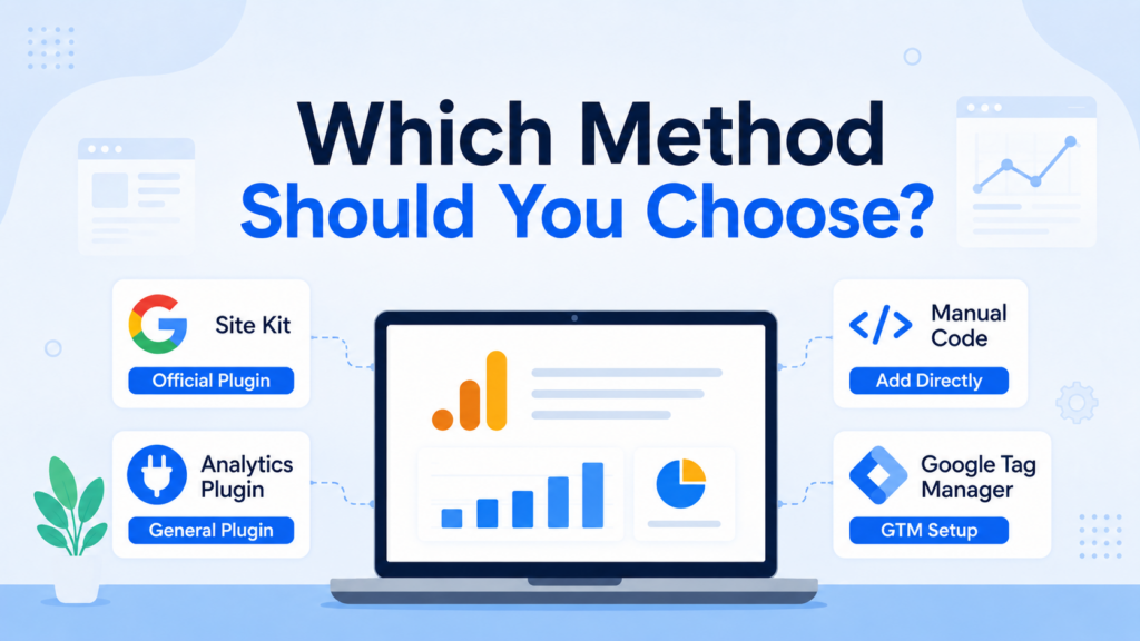 How to Add Google Analytics to WordPress in 2026-Which Method Should You Choose?