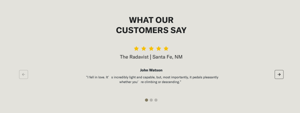 How Cycling Builds Trust Through Website Design-Core Design Analysis: Why The Website Works-Testimonials: Using Social Proof With Restraint