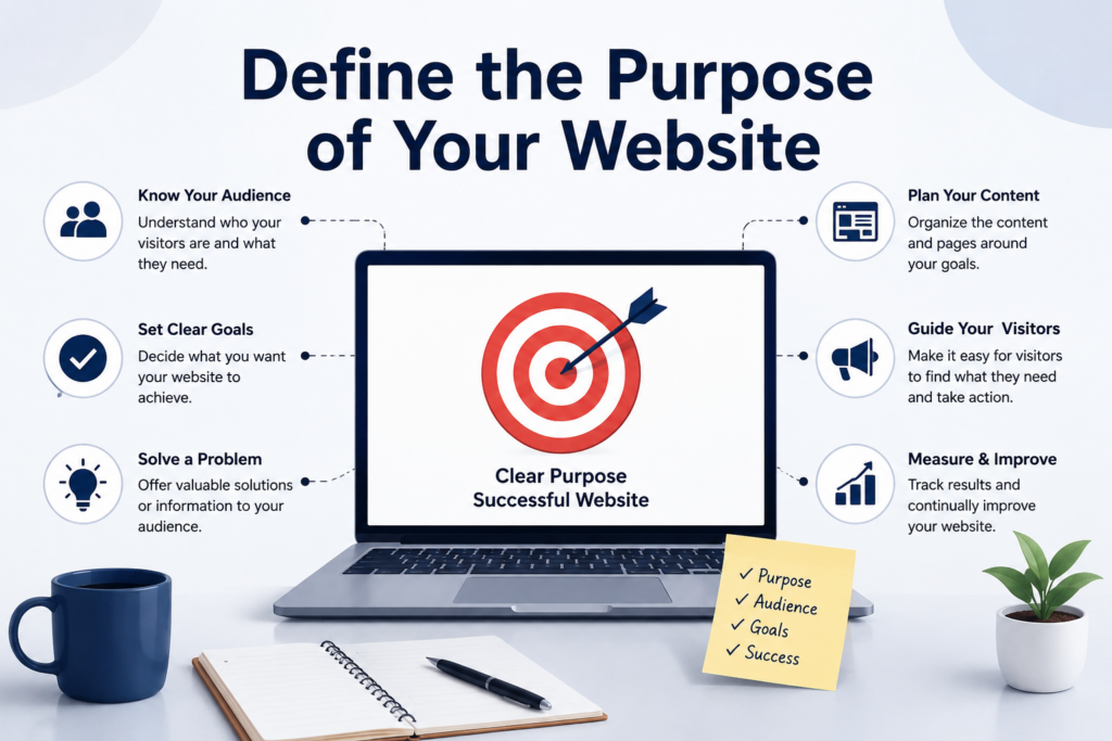 How Do You Build a Website With WordPress?-Define the Purpose of Your Website