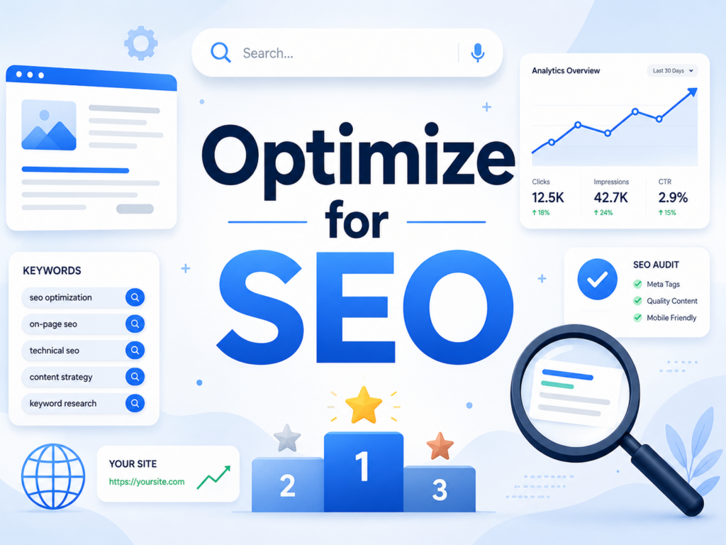 How Do You Build a Website With WordPress?-Optimize for SEO