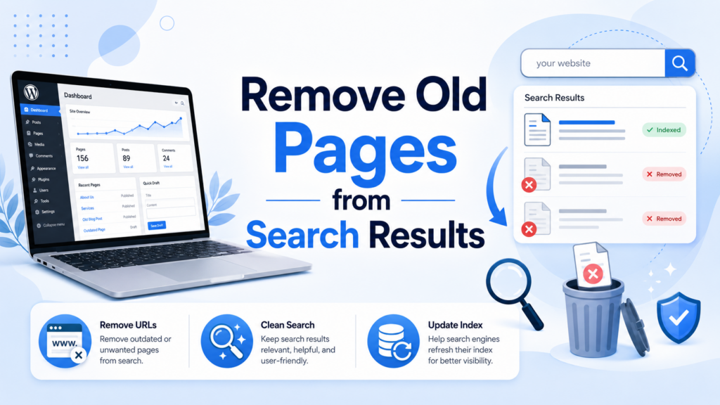 How Do You Delete a WordPress Site Safely?-Remove Old Pages from Search Results