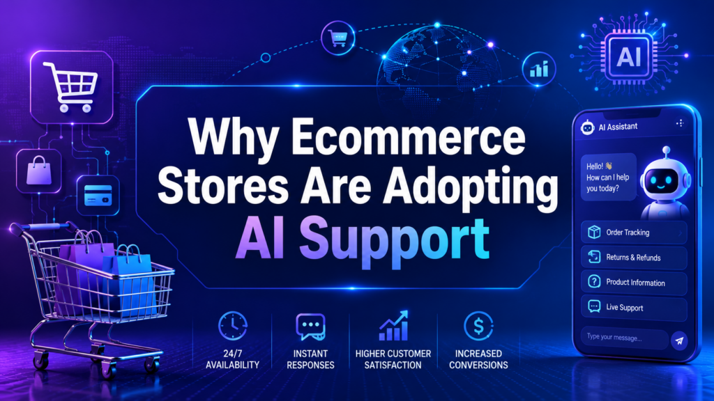 AI-Powered Customer Service Tools for Shopify and WooCommerce: 2026 Guide-Why Ecommerce Stores Are Adopting AI Support