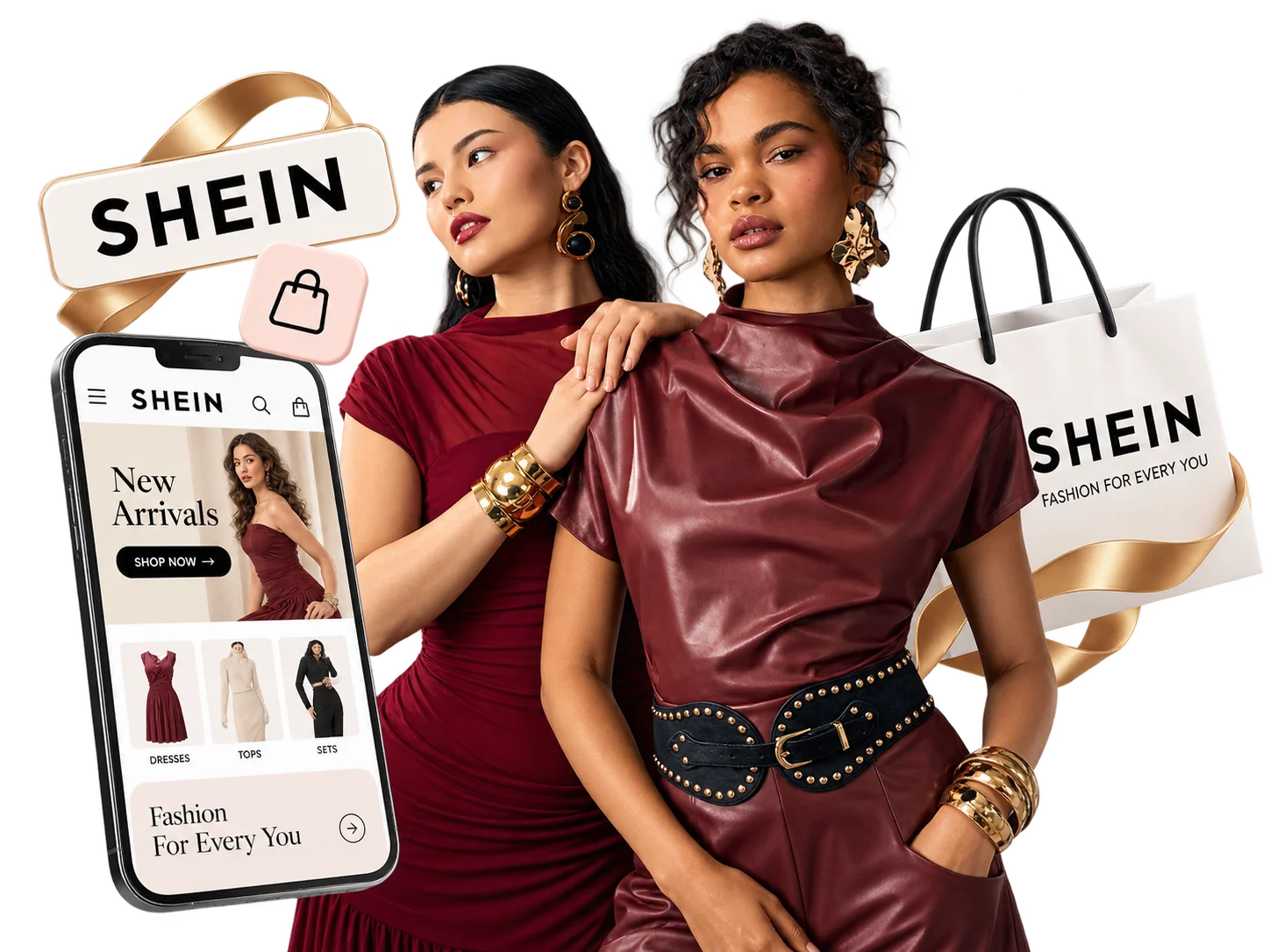 Global ecommerce visual design display