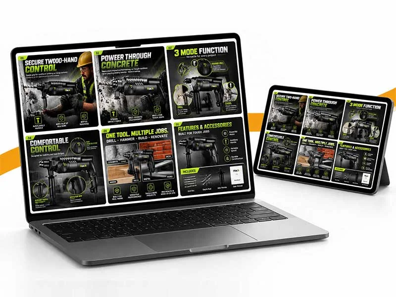 main product image design