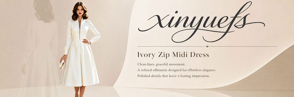 SHEIN women's clothing store poster design analysis - using minimalist space to highlight the white dress