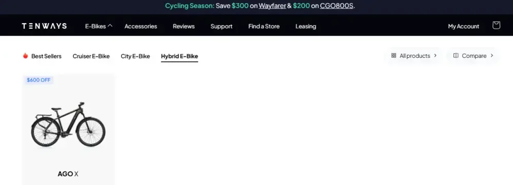WordPress electric bicycle brand website website design project-auxiliary page design: improve the overall website experience-service and support page
