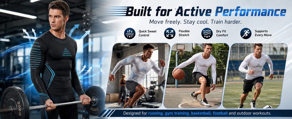 Amazon fitness clothing A+ design case - using real sports scenes to strengthen professional attributes