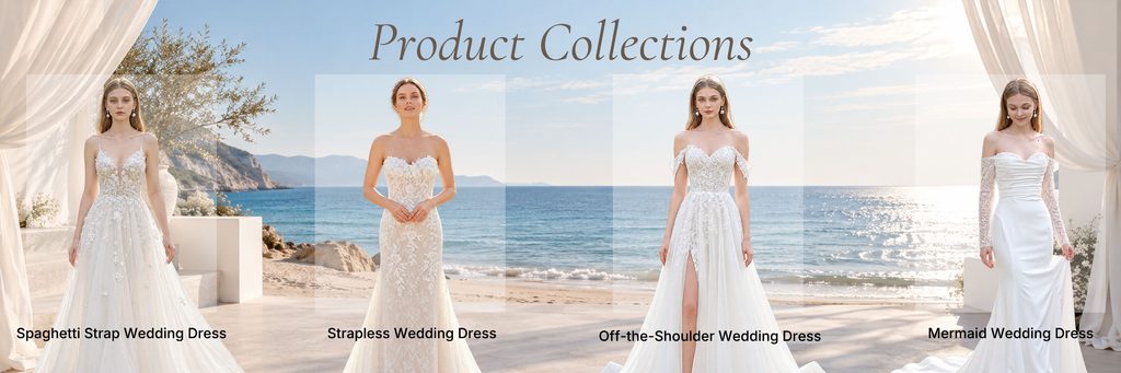 SHEIN wedding dress store poster visual design case - improving the browsing efficiency of wedding dress products through classified display