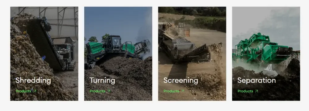 WordPress environmental protection machinery and equipment brand website design and construction plan-product-centered navigation design