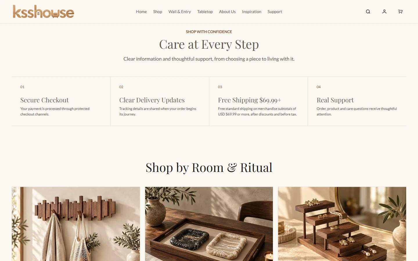 Home page content: Let the theme gradually unfold along the modules