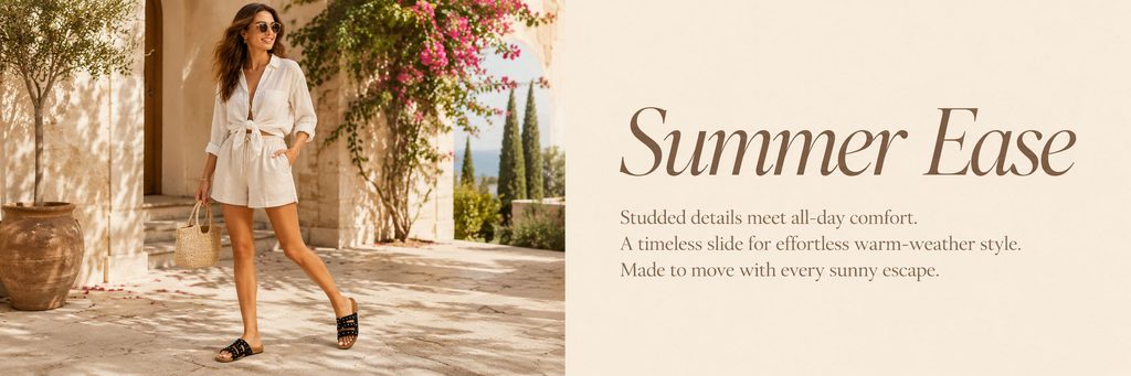 SHEIN women's shoe store poster design analysis-Summer Ease-expressing lightness and comfort through dynamic composition