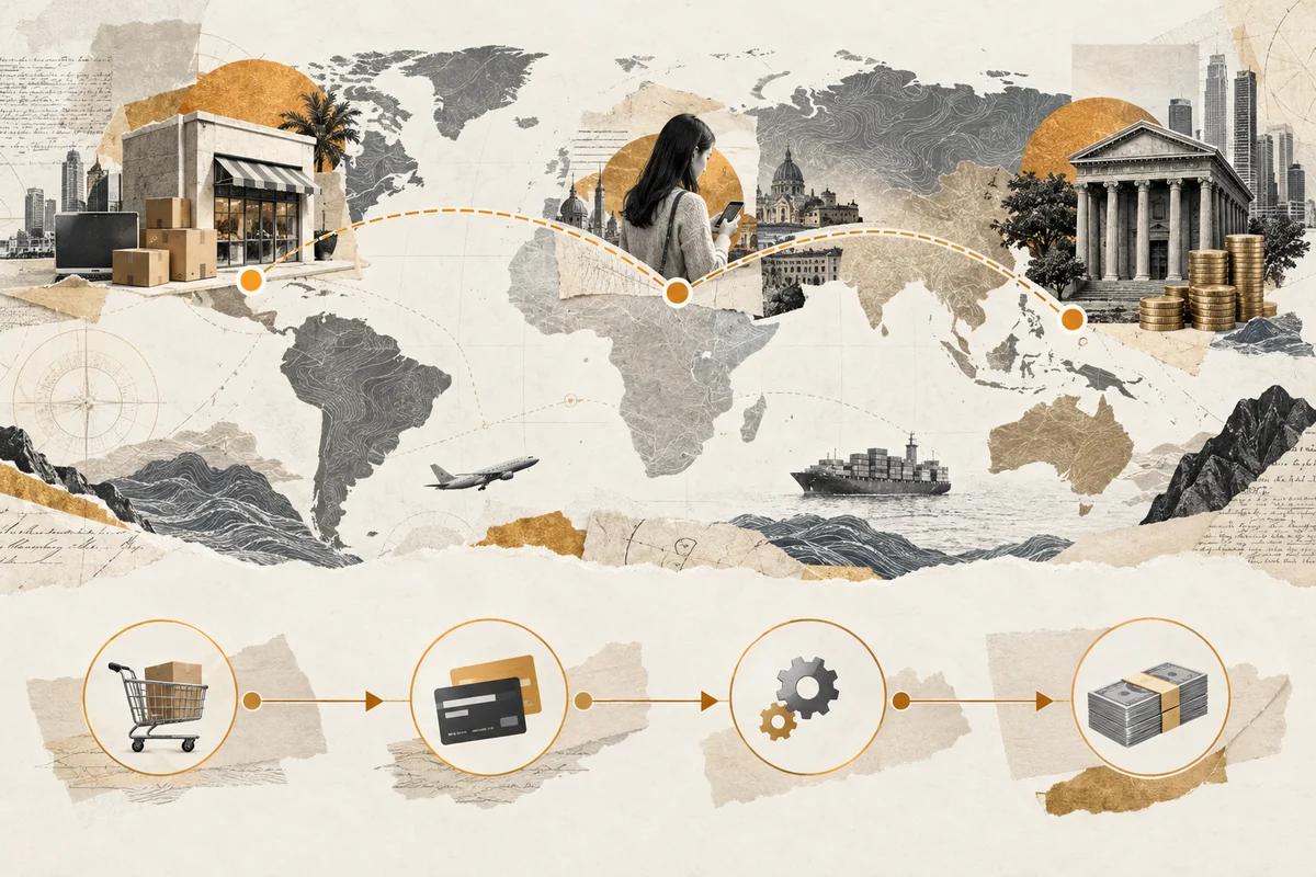 For international business website payment collection, you need to check the merchant's registration place, customer's country and bank account location respectively.