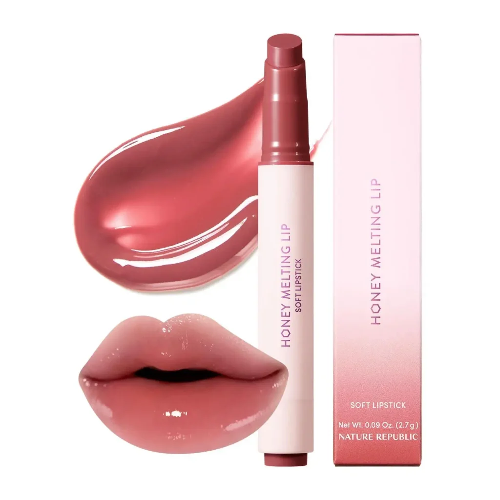 Amazon lipstick product image design: how to improve conversion rate-product + texture display