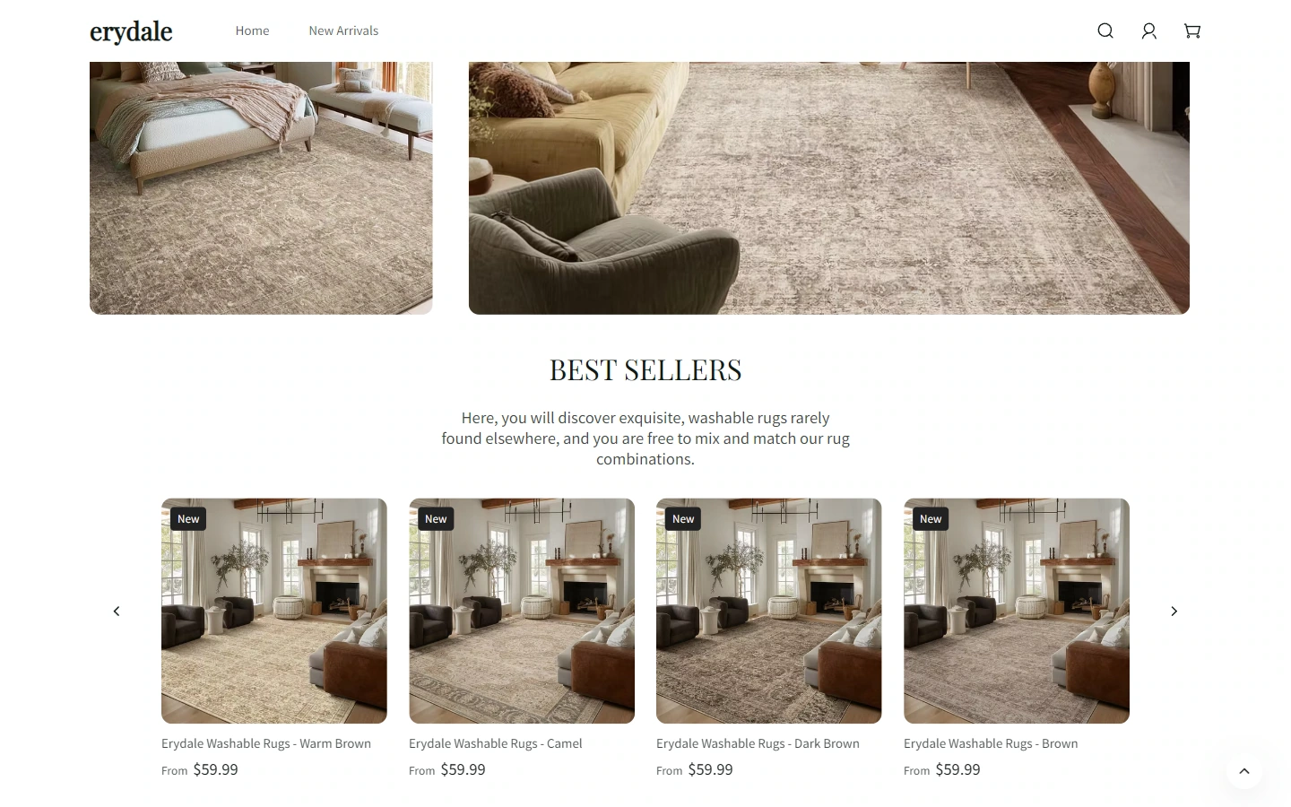 Home page content: Let the theme gradually unfold along the modules