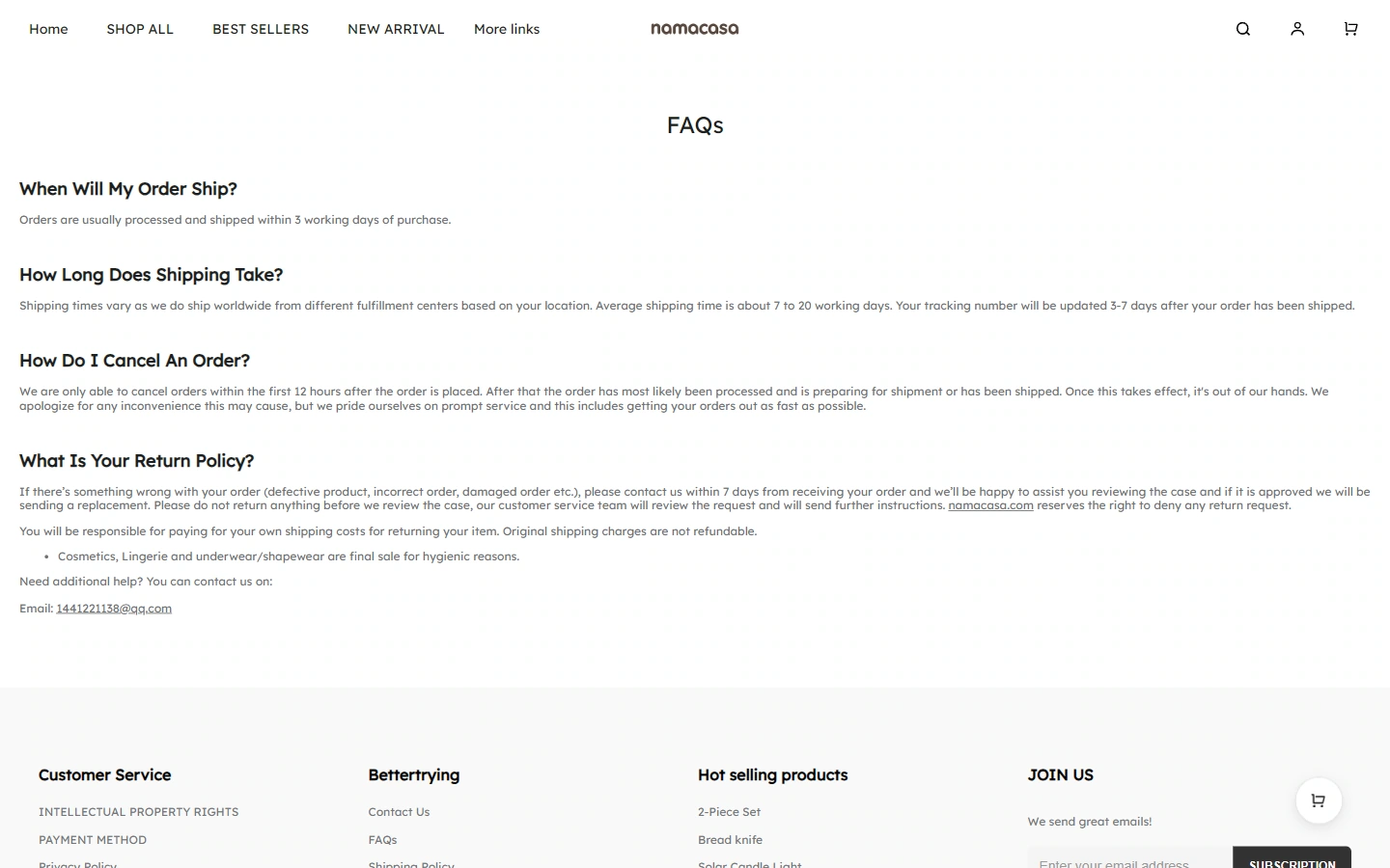 FAQ: Make support content easy to find on an item-by-item basis