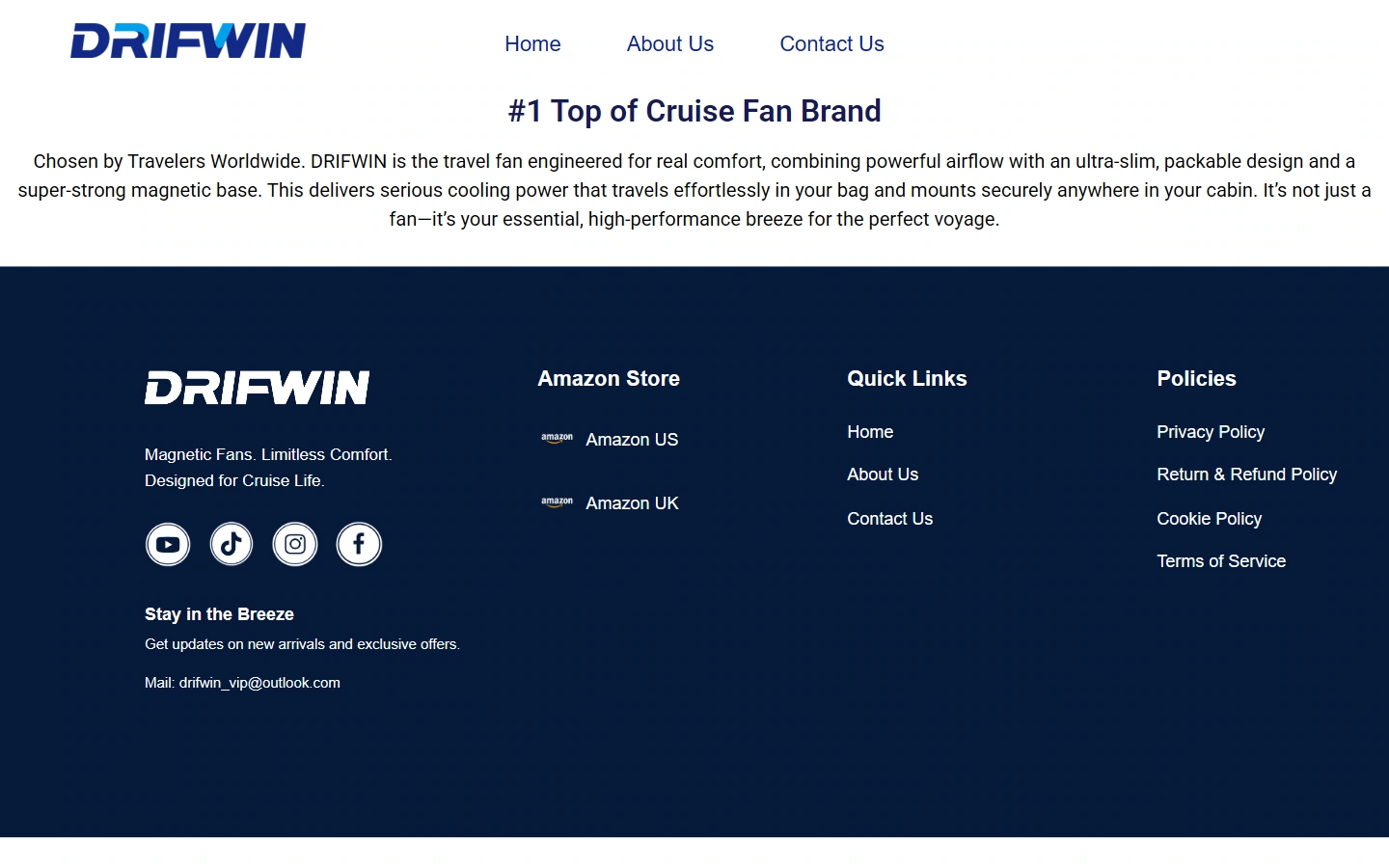 DRIFWIN Brand Introduction: Supplementary Brand and Team Background