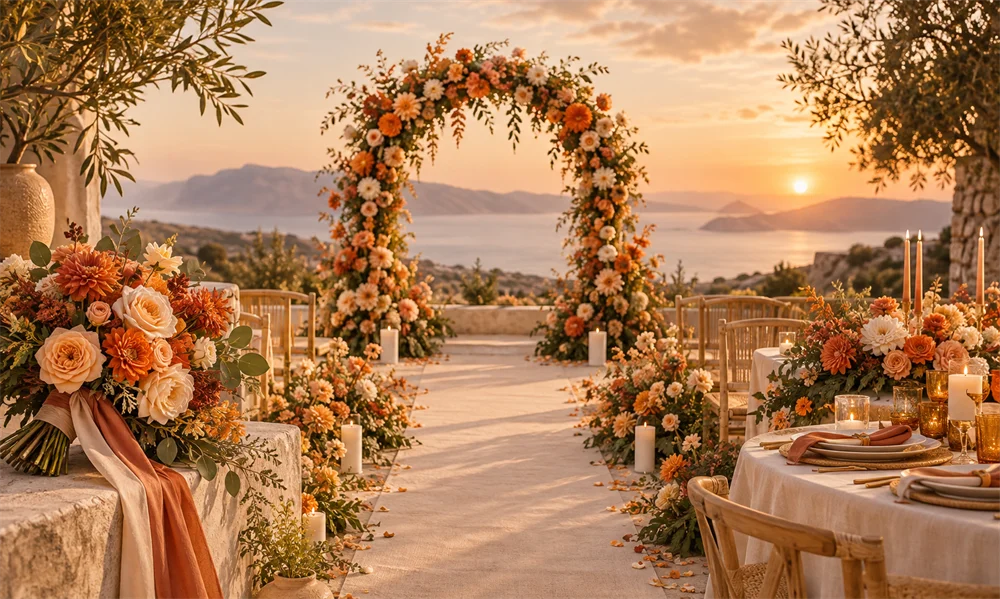 Shopify wedding decoration brand website page design case
