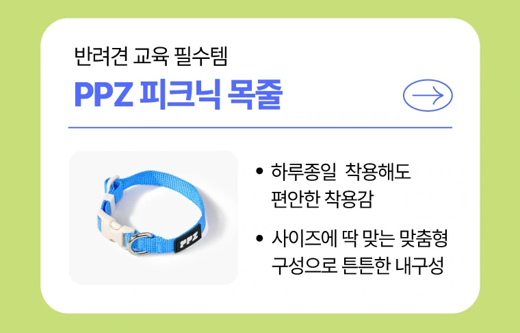 PPZ Pet Harness Traction Set: Collar Module: Rounded Cards to Organize Accessory Information