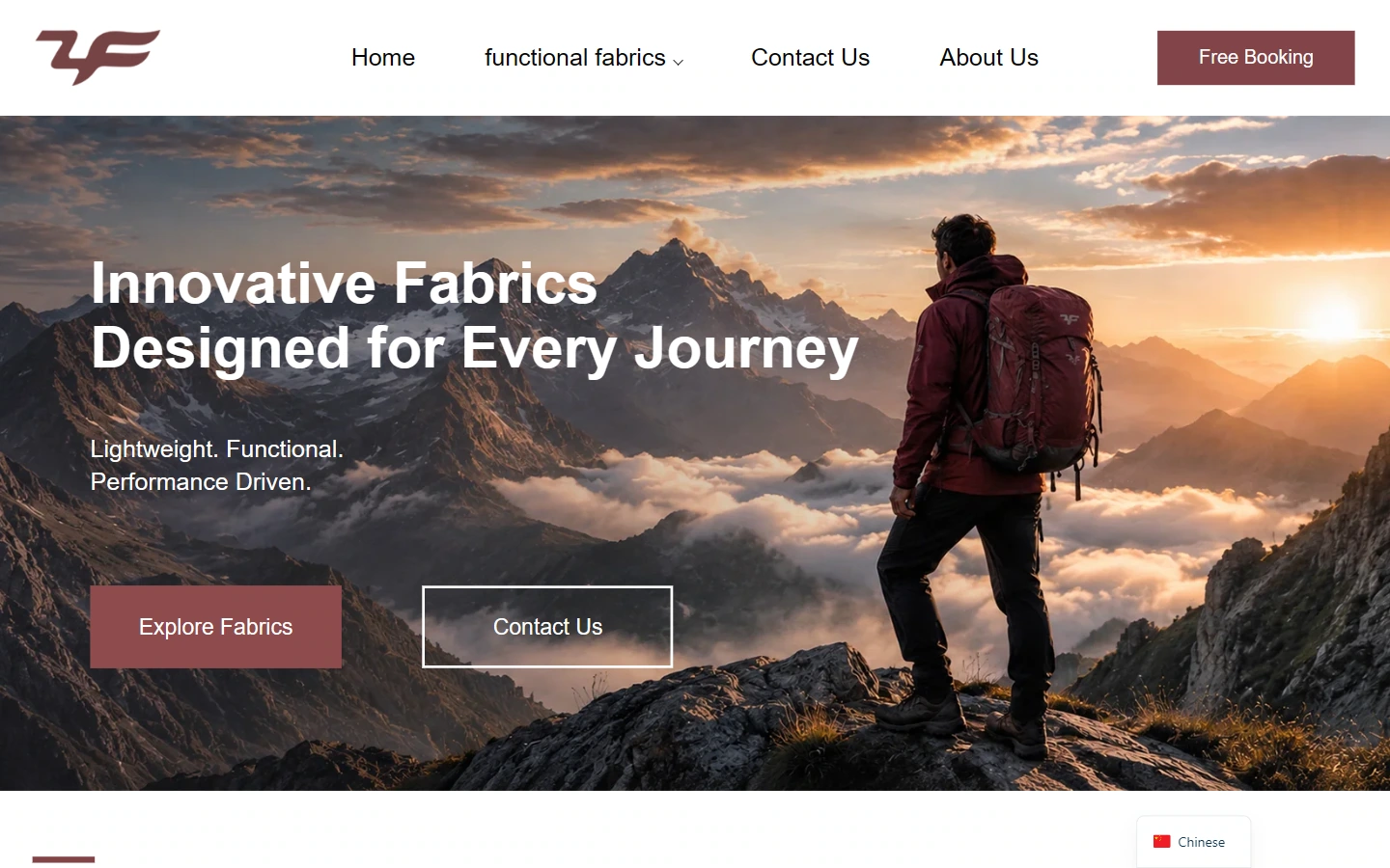 ZHONGFU Home Page: Sports Scenes and Fabric Selection