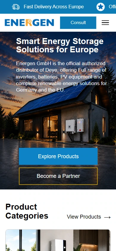 Energen mobile homepage: reallocate space according to narrow screen